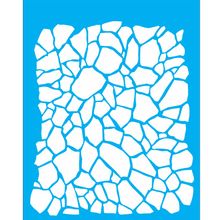 Stencil Opa 20 x 25 cm - Estamparia Craquelê I - 2266