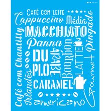 Stencil Opa 20 x 25 cm - Estamparia Café - 2849