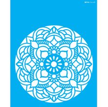 Stencil Opa 20 x 25 cm - Mandala Flor Redonda - 2460