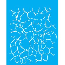 Stencil Opa 20 x 25 cm - Craquelê II - 2267