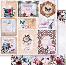 Papel para Scrapbook Tays Rocha - Coleção Memórias Vintage - SD-1254