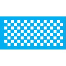 Stencil Opa 7 X 15 cm - Xadrez III - 1977