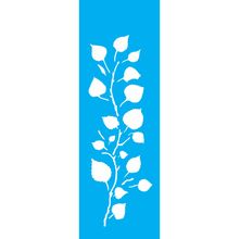 Stencil Opa 10 x 30 cm - Galho com Folha - 738