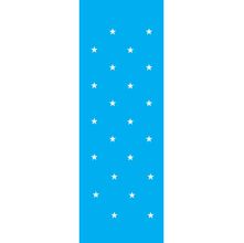 Stencil Opa 10 x 30 cm - Estrela Pequena - 021