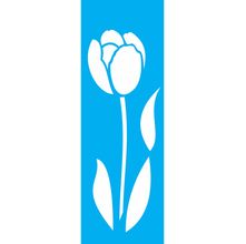 Stencil Opa 10 x 30 cm - Tulipa II - 1871