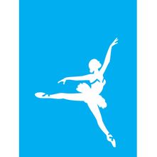 Stencil Opa 15 X 20 cm - Bailarina - 750