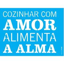 Stencil Opa 15 X 20 cm - Cozinhar Com Amor - 2705