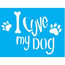 Stencil Opa 15 X 20 cm - Pet I Love My Dog - 2171
