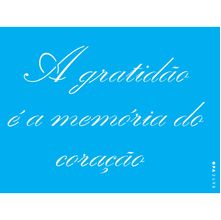 Stencil Opa 15 X 20 cm - A Gratidão - 2498