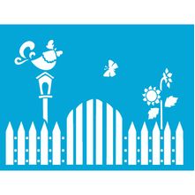 Stencil Opa 15 X 20 cm - Cerca Galinha - 1062