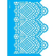 Stencil Opa 15 X 20 cm - Negativo Renda III - 2621