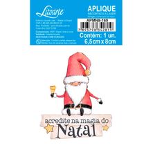 Aplique de MDF e Papel Natal - Magia do Natal - APMN8-169