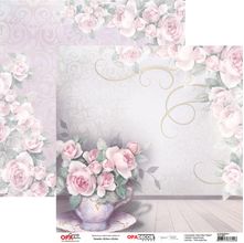 Papel para Scrapbook Mayumi Takushi OPA - Flor Rosas 6 - 2654