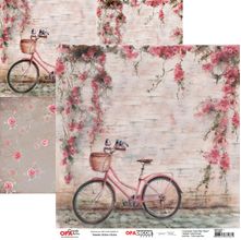 Papel para Scrapbook Mayumi Takushi OPA - Bicicleta 1 - 2638