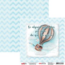 Papel para Scrapbook OPACARD 15 x 15 cm - Balões 2 - 2750