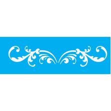 Stencil Opa 10 x 30 cm - Arabesco Ornamento - 1987