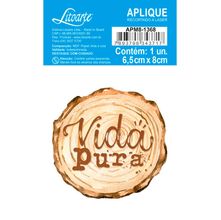 Aplique de MDF e Papel - Tronco Vida Pura - APM8-1368