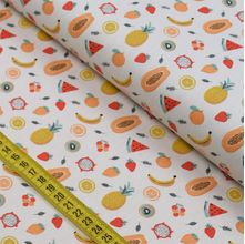 Tecido Estampado para Patchwork - Summer Fresh : Frutas de Verão (0,50x1,40)