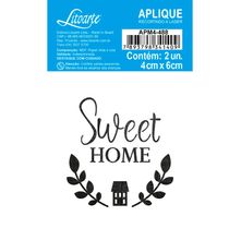 Aplique de MDF e Papel - Farm : Sweet Home - APM4-488