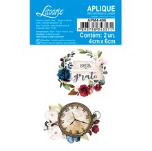 Aplique de MDF e Papel - Coleção Memórias Vintage - APM4-496