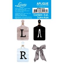 Aplique de MDF e Papel - Farm : Lar - APM3-312