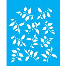 Stencil Opa 20 x 25 cm - Folhas II - 1410