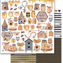 Papel para Scrapbook Tays Rocha - Coleção Doces Momentos - SD-1264