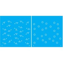 Stencil Opa Duplo 14 X 14 cm - Micro Florzinhas - 1173