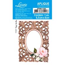 Aplique de MDF e Papel - Memórias Vintage : Moldura Arabesco - APM8-1369