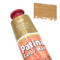 Tinta Pátina Cera Wax Acrilex 37ml 369 ouro velho