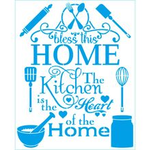 Stencil Litoarte Rose Ferreira 20 x 25 cm - STR-226 Home Kitchen