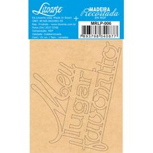 Aplique Madeira Recortada - Meu Lugar Favorito - MRLP-006