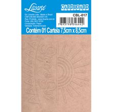 Aplique Cardboard Litoarte - Siga o Sol - CBL-017