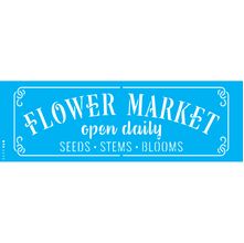 Stencil Opa 10 x 30 cm - Frase Flower Market - 3298