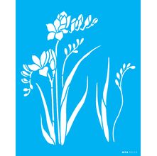 Stencil Opa 20 x 25 cm - Flor Frésia - 3320