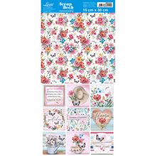 Papel para Scrapbook - Coleção Flores do Campo - SDH-013