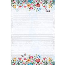 Papel para Scrapbook Litoarte Estampa Básica Xadrez Rosa e Branco