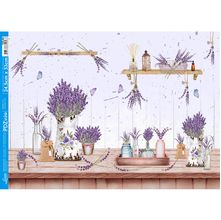 Papel Decoupage Litoarte PDZinho-004 - Lavanda - 24,5 x 33cm
