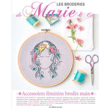 Livro Livro Les Broderies de Marie & Cie - Accessoires Féminins Brodés Main (Acessórios Femininos Bordados à Mão)