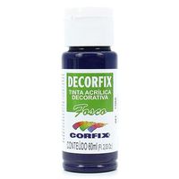 Tinta Acrílica Decorfix Fosca 60ml - Corfix - 2 327 azul marinho