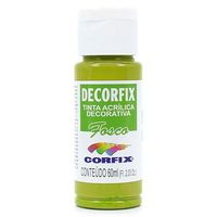 Tinta Acrílica Decorfix Fosca 60ml - Corfix - 2 377 verde pistache