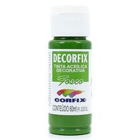 Tinta Acrílica Decorfix Fosca 60ml - Corfix - 2 333 verde musgo