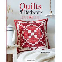 Livro Quilts & Redwork - 60 Blocs de Broderie Rouge (Quilts & Redwork - 60 Blocos de Bordado Vermelho)