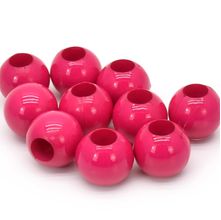 Ponteira Bolinha para Cordão 2 cm Pink - 10 Unidades