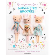 Livro Gingermelon Mascottes Brodées (Mascotes Bordados de Gengibre)