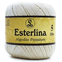 Linha Esterlina nº 5 Cores - 230 Metros Natural