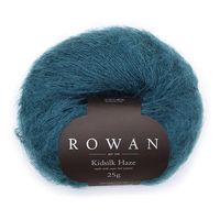 Fio Rowan Kidsilk Haze 25g e 210 metros - Mohair e Seda 671 peacock