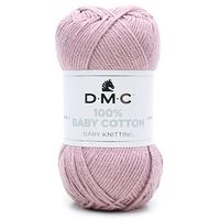 Fio Baby Cotton DMC 50g - 100% Algodão 768 quartzo