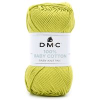 Fio Baby Cotton DMC 50g - 100% Algodão 752 lima