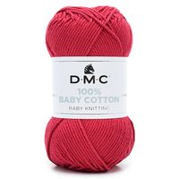 Fio Baby Cotton DMC 50g - 100% Algodão 754 pink